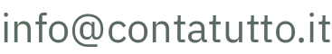 Indirizzo email di Contatutto, pubblicato in immagine